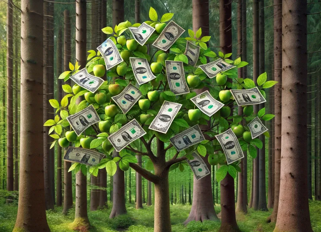 "Money doesn't grow on trees"