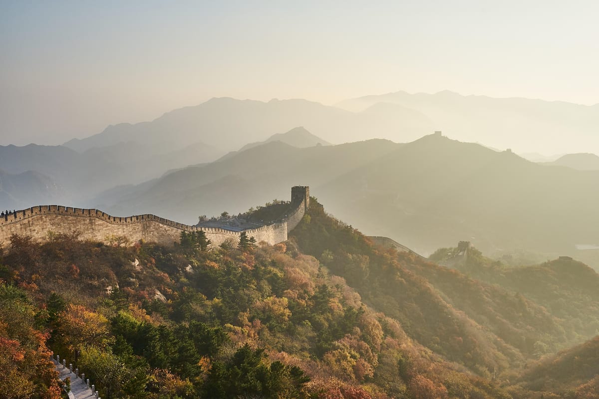 Great wall through the forest. Photo courtesy of JLB1988 via PixaBay 