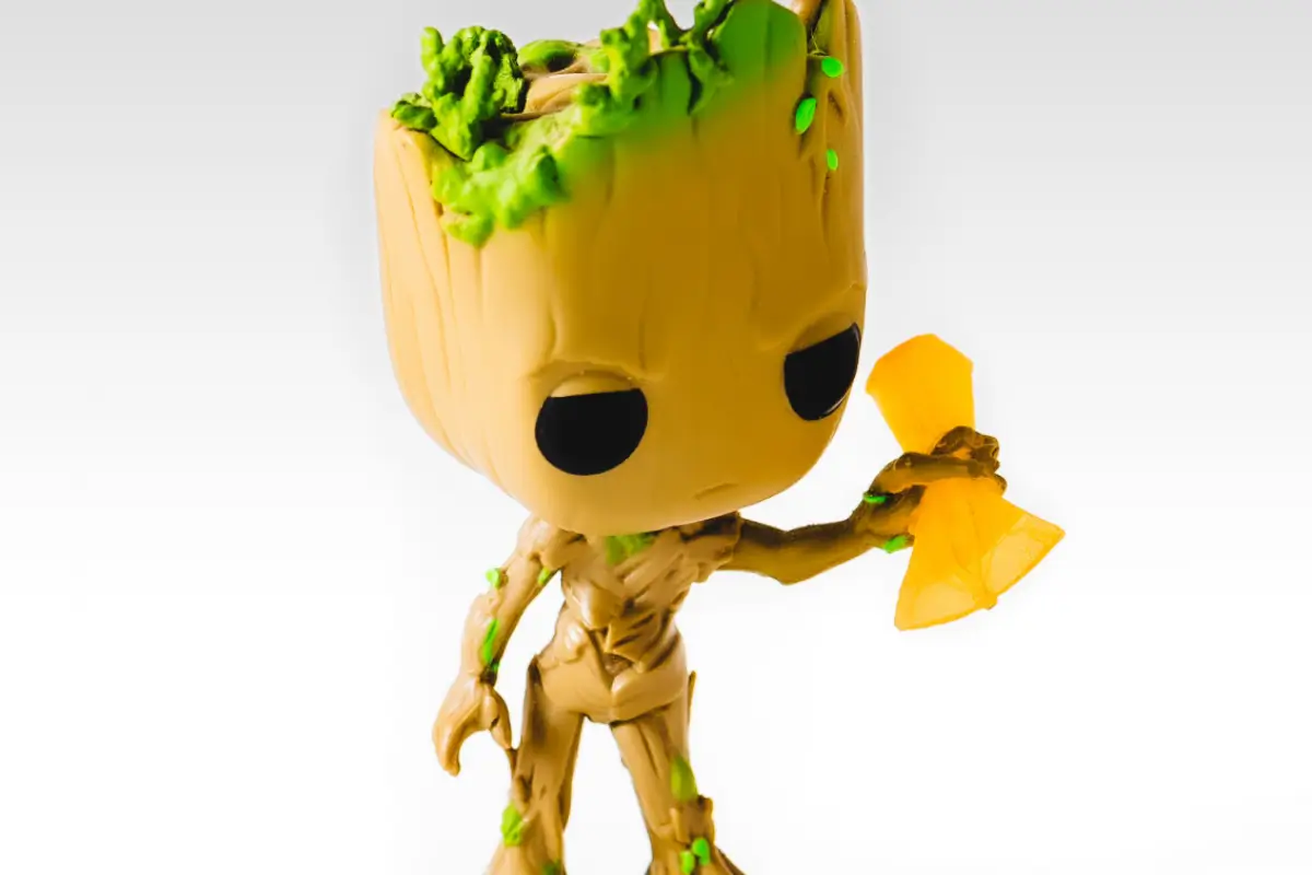 Baby Groot is angry. 