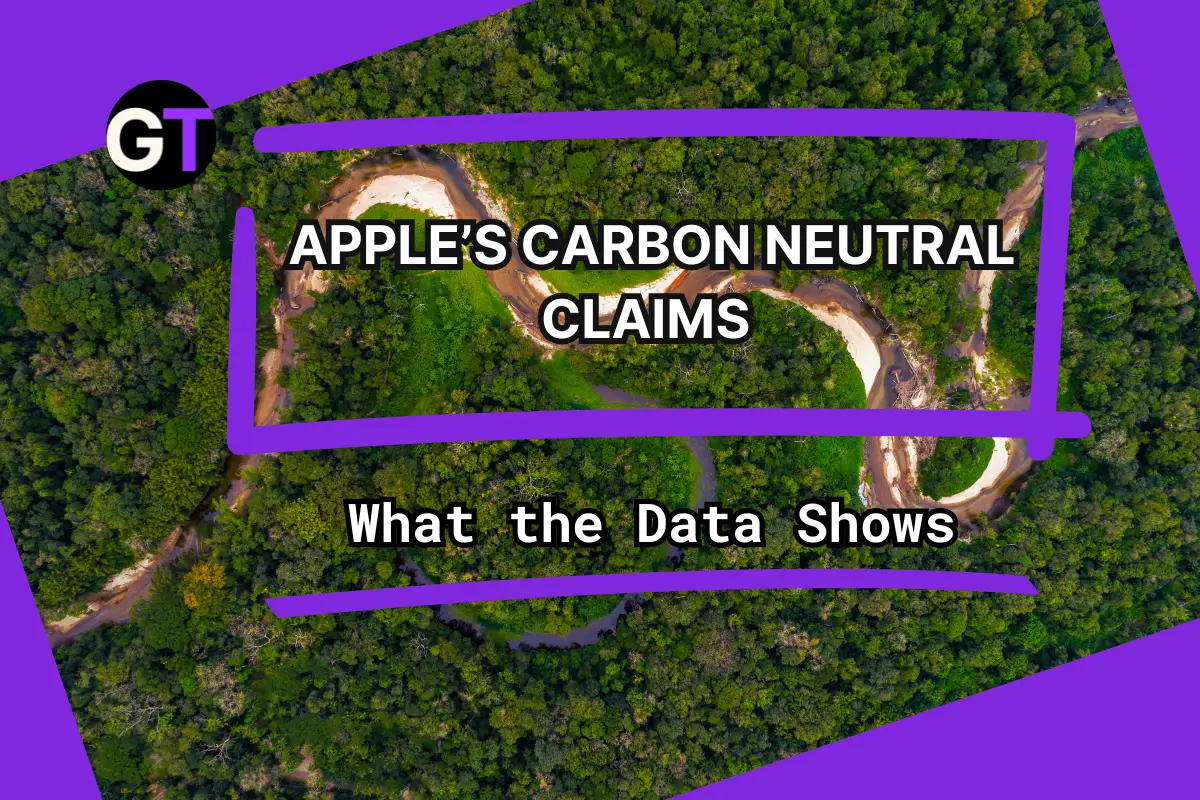 Title on priple background with aerial image of forest and Ground Truth logo.